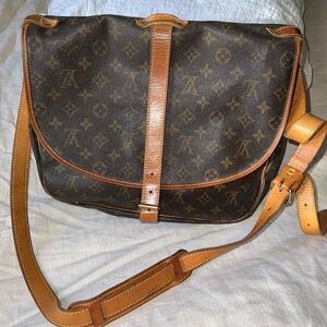 Louis Vuitton Brown Monogram Messenger Bag